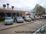 Taunus M Club in Genk bij de 14 miljoenste Ford